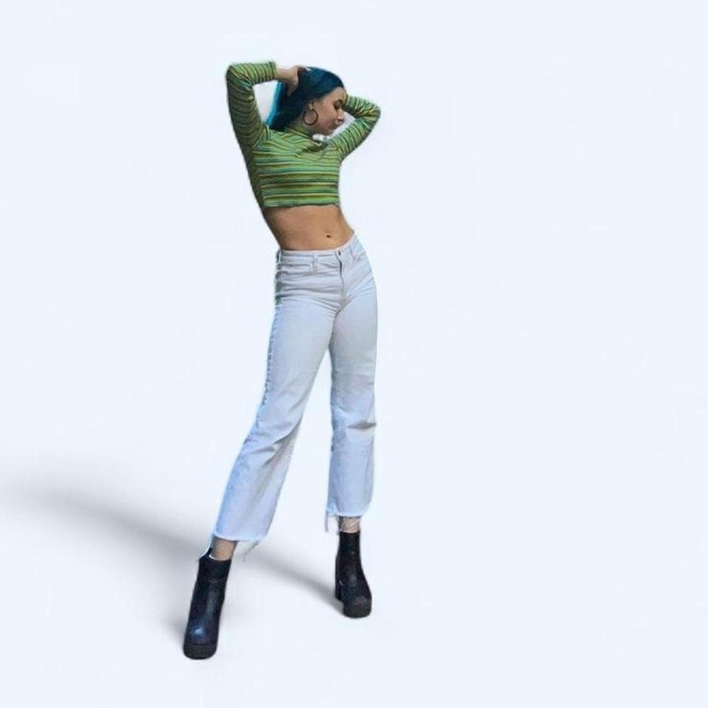 Women’s Striped Crop Top